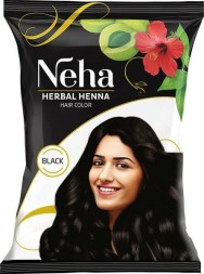 УЦЕНКА! Хна для волос черная Неха СРОК ДО 12.2026 (Neha Henna Black) 10 г