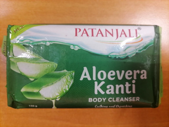Мыло Алоэ Вера Патанджали (Aloevera Kanti Soap Body Cleanser Patanjali) 150 г