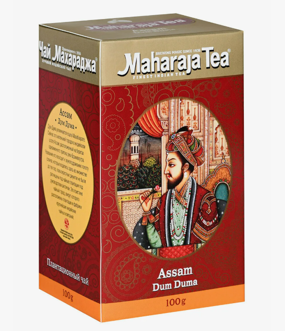 Чай черный индийский листовой Ассам Дум Дума Махараджа (Maharaja Black Assam Dum Duma Tea) 100 г