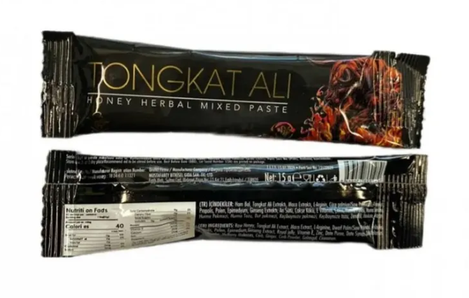 Эпимедиумная паста Мустафа Бей для мужчин Премиум (Tongkat Ali Mustafa Bey) 12 саше х 12 г