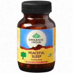Спокойный сон для здорового сна Органик Индия (PEACEFUL SLEEP Healthy Sleep Organic India) 60 капсул
