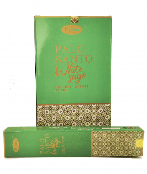 Благовония Пало Санто Белый Шалфей Пипьюр (Palo Santo White Sage Ppure) 15 г