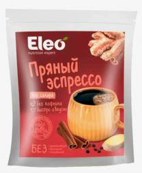 Напиток эспрессо Пряный без сахара и без кофеина (Eleo) 150 г