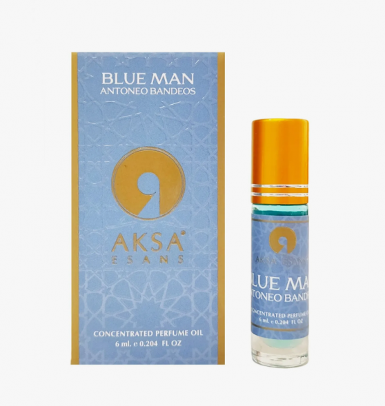 Масляные духи турецкие роликовые Blue Man Акса (Aksa Blue Man essential) 6 мл
