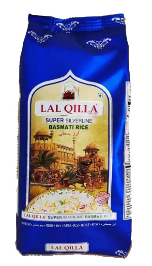 Рис басмати рассыпчатый длиннозерный (Lal Qilla Super Silverline Basmati rice) 1 кг