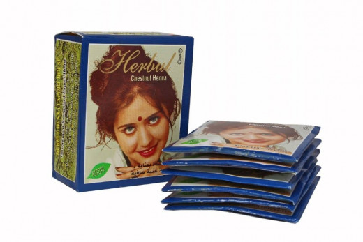 Хна индийская Каштан Хербул (CHESTNUT Henna Herbul) 6x10 г — 
