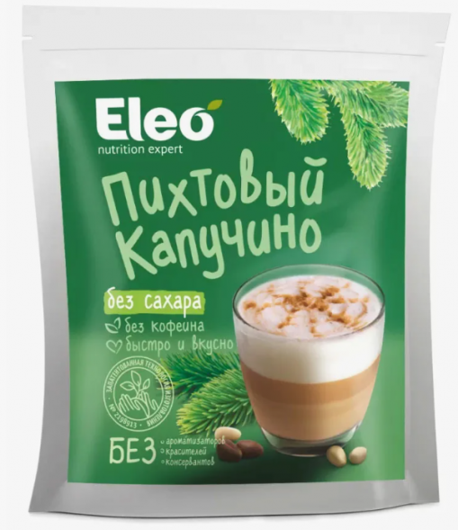 Напиток Пихтовый капучино без сахара и без кофеина (Eleo) 150 г