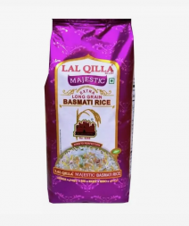 Рис басмати Мажестик длиннозерный двойной полировки (Lal Qilla Majestic Extra long grain Basmati rice) 1 кг