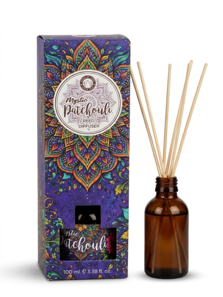 Ароматический диффузор Патчули (Mystic Patchouli Reed Diffuser Song of India) 100 мл