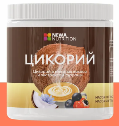 Цикорий с кокосом и гуараной (Newa Nutrition) 100 г