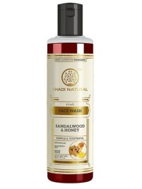 Гель для умывания Сандаловое дерево и мед Кхади (Herbal Face Wash Khadi Sandalwood and Honey Khadi) 210 мл