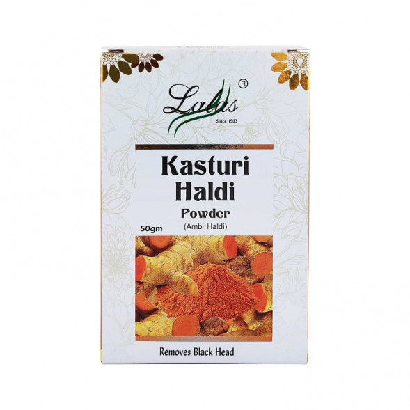 Куркума порошок Травяная маска-убтан для лица Лалас (Kasturi Haldi Powder Lalas) 50 г
