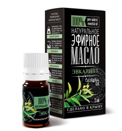 Эфирное натуральное масло Эвкалипт Крымские масла (Eucalyptus Oil) 5 мл