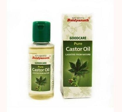 УЦЕНКА! Касторовое масло Бадьянатх СРОК ДО 07-08.2026 (Castor oil Baidyanath) 50 мл