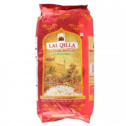 Рис басмати Классический белый длиннозерный двойной полировки (Lal Qilla Classic Whiteline Basmati rice) 1 кг