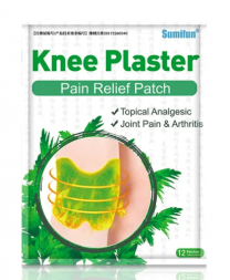 Пластырь обезболивающий китайский наколенный (Knee pain relief patch) 12 шт