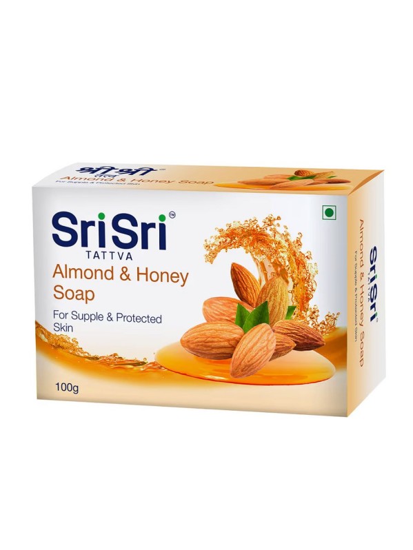 Мыло Миндаль и Мед Шри Шри (Almond and Honey Soap Sri Sri) 100 г