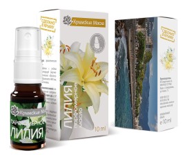 УЦЕНКА! Парфюмерное ароматическое масло Лилия спрей СРОК ДО 11.2026 (Lily Крымские масла) 10 мл