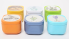 Свеча соевая ароматическая с флюоритом и лавандой в жестяной банке (Lavender Candle) 5 х 5 см
