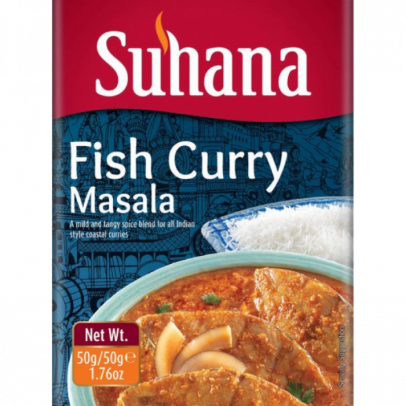Приправа для рыбы (Fish Curry Masala Spice Mix Suhana) 50 г
