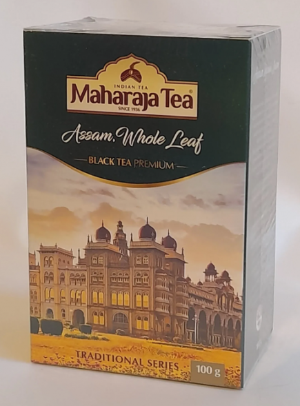 Чай черный индийский листовой Ассам Махараджа (Maharaja Assam Whole Leaf Black Tea) 100 г