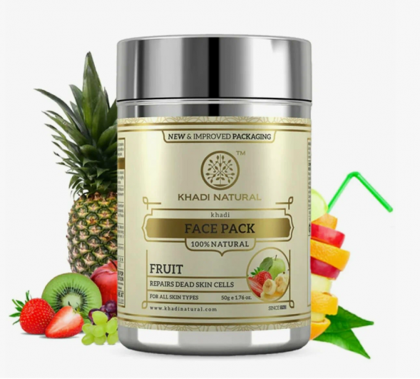 Маска для лица Фруктовая Кхади (Face Pack Khadi Fruit Repairs dead skin cells) 50 г
