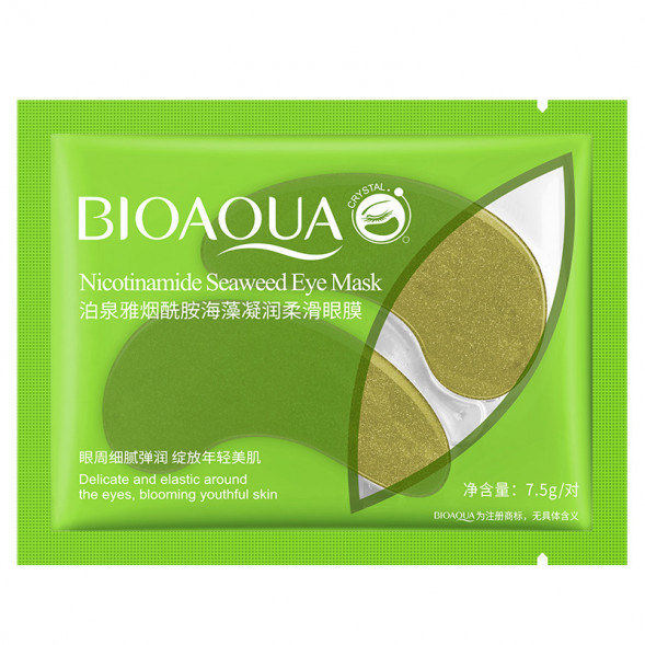 Патчи с экстрактом морских водорослей (Bioaqua Nicotinamide Seaweed Eye mask) 7,5 г