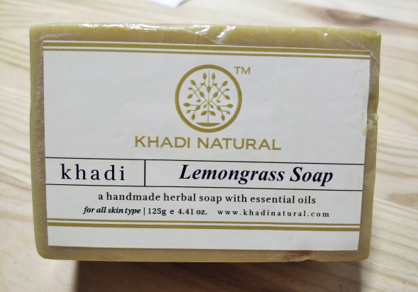 Мыло Лемонграсс Кхади (Lemongrass Soap Khadi) 125 г