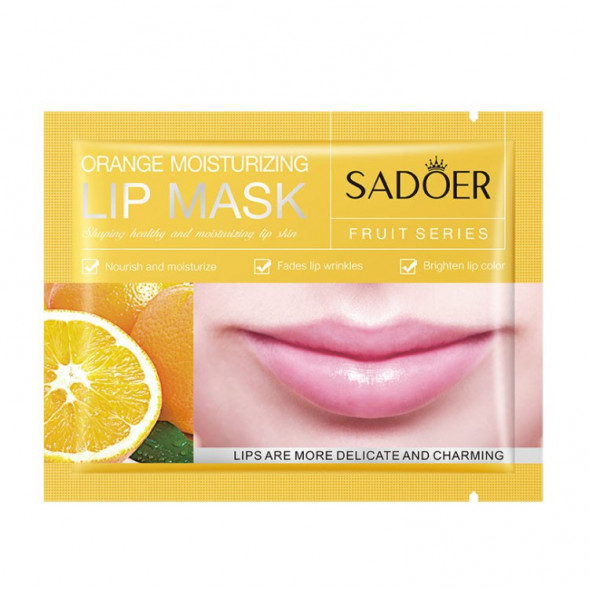 Маска для губ с экстрактом апельсина (Sadoer Orange Moisturizing Lip Mask) 8 г