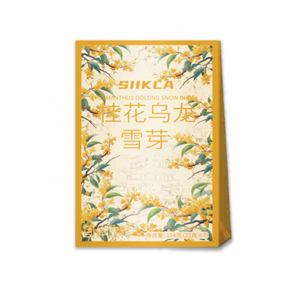 Китайский чай улун с османтусом Снежный Бутон (Osmanthus Oolong Snow Sprout) 7 стиков х 22 г