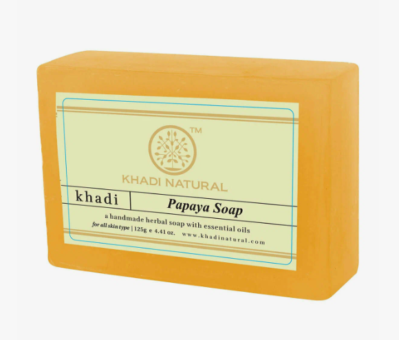 Мыло Папайя Кхади (Papaya Soap Khadi) 125 г