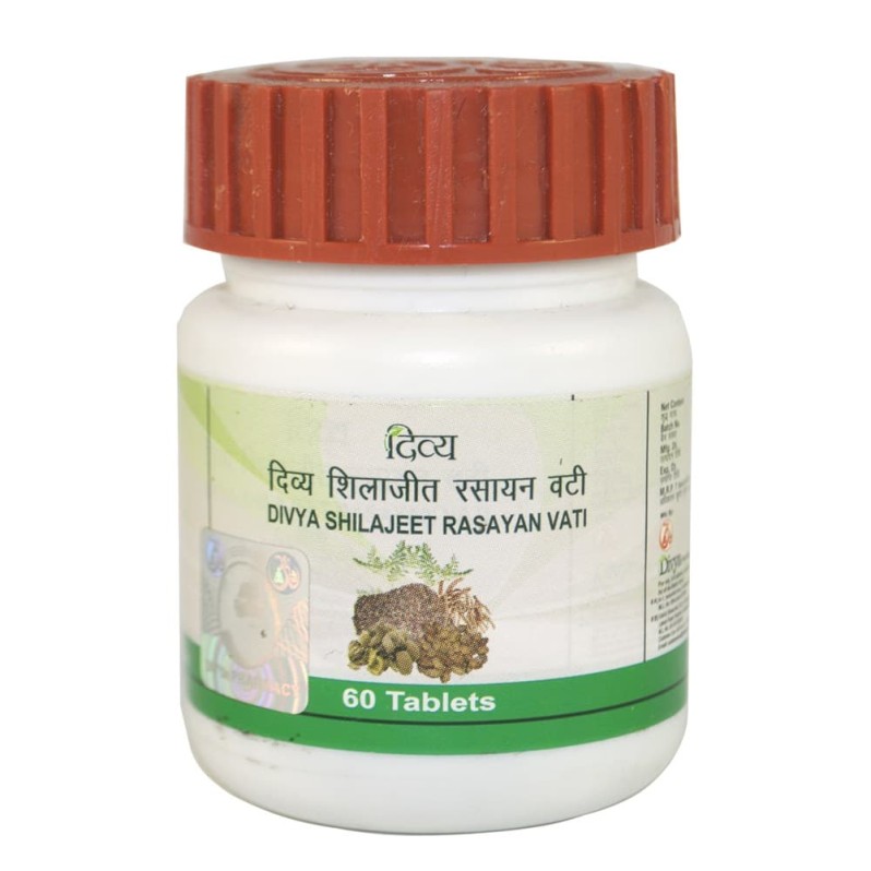 Шиладжит Расаян Вати Дивья (Divya Shilajeet Rasayan Vati Patanjali) 60 табл