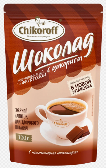 Шоколад растворимый с цикорием (Chikoroff) 100 г