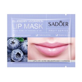 Маска для губ с экстрактом черники (Sadoer Blueberry Moisturizing Lip mask) 8 г