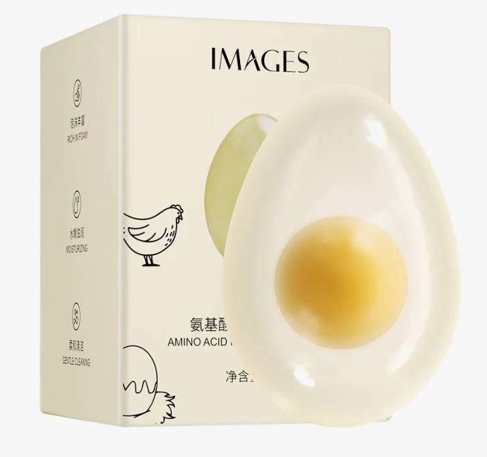 Мыло для лица и тела в виде Яйца (Amino Acid Refreshing Egg Soap Images) 80 г