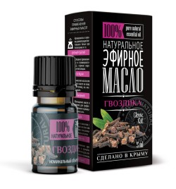 УЦЕНКА! Эфирное натуральное масло Гвоздика Крымские масла СРОК ДО 09.2026 (Clove Oil) 5 мл