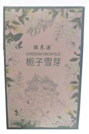 Китайский зеленый растворимый молочный чай с гарденией Снежный Бутон (Gardenia Snow Buds) 7 стиков х 22 г 