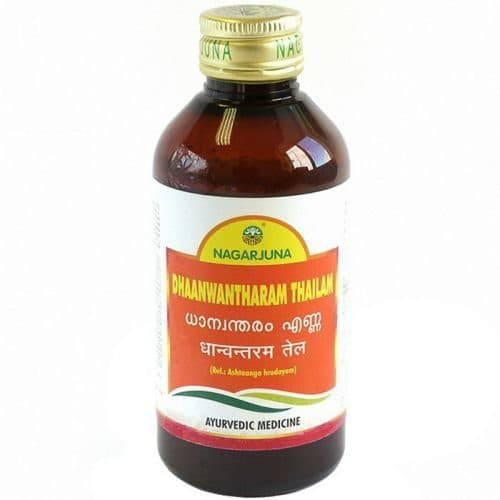 Дханвантхарам Тайлам масло Нагарджуна (Dhanwantharam Thailam Nagarjuna) 200мл