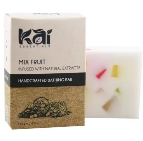 Мыло Фруктовое с натуральными экстрактами (Mix Fruit Soap infused with natural extracts Kai Essentials) 125 г