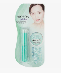 Бальзам для губ с пчелиным воском Мята (Lipbalm Mint Alobon) 2,6 г