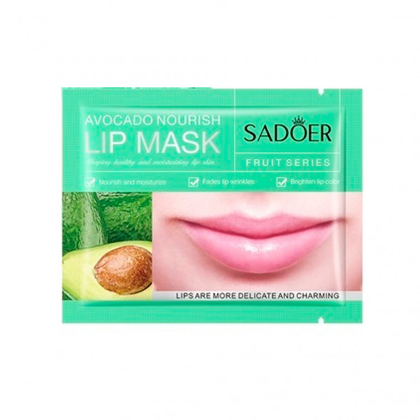 Маска для губ с экстрактом авокадо (Sadoer Avocado Moisturizing Lip Mask) 8 г