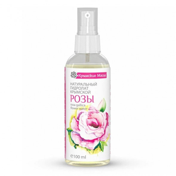 Гидролат Розы для лица спрей (Крымские масла) 100 мл