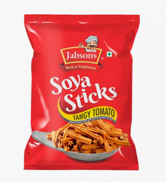 Соевые палочки со вкусом томата (Soya sticks tangy Tomato Jabsons) 180 г