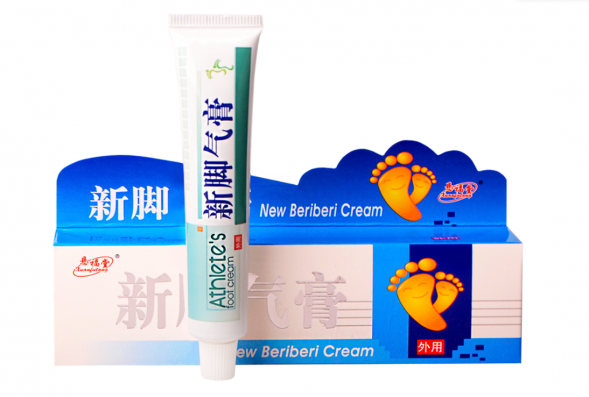Крем от грибка на ногах и потливости ног (New beriberi cream Xuanfutang) 25 г