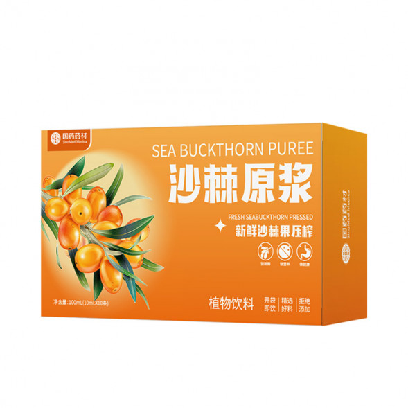 Напиток из экстракта облепихи (пюре) (Sea Buckthorn Puree SinoMed Medica) 10 стиков х 10 мл