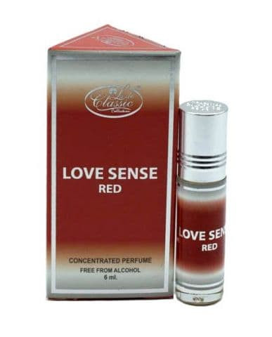Масляные арабские духи Лав Сенс Ред (унисекс) Ла Де Классик (Concentrated Perfume LOVE SENSE RED La de Classic) 6мл