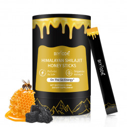 Шиладжит (мумие) с медом в стиках (Shilajit Honey sticks Biyode) 30 стиков по 8 г