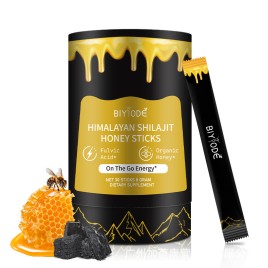 Шиладжит (мумие) с медом в стиках (Shilajit Honey sticks Biyode) 30 стиков по 8 г