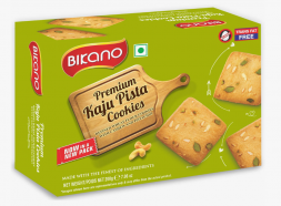 Печенье фисташковое Бикано (Kaju Pista cookies Bikano) 200 г