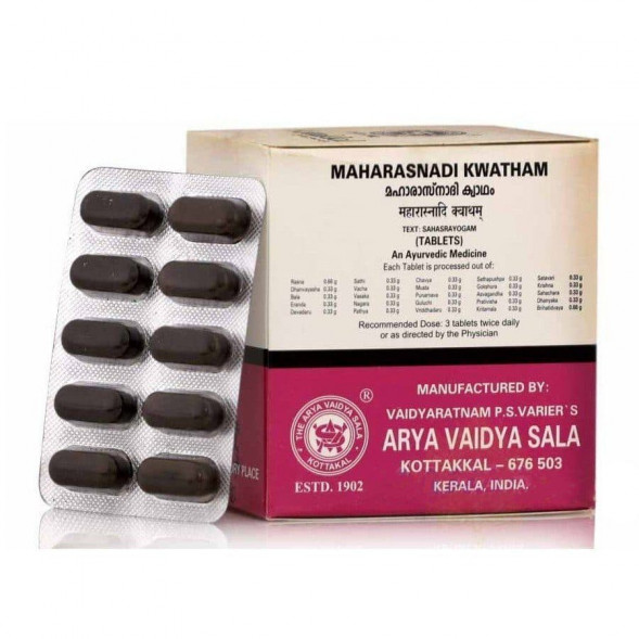 УЦЕНКА! Махараснади Кватхам Коттаккал СРОК ДО 04.2026 (Maharasnadi Kwatham Kottakkal) 100 табл